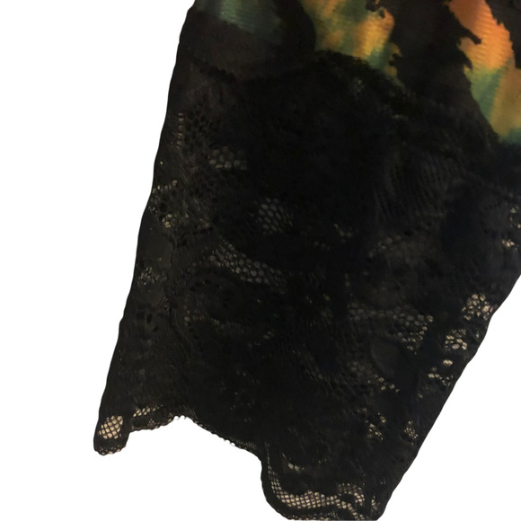 BV Collections Multicolored Tiger Leopard Print Kimono SZ M - Picture 7 of 12